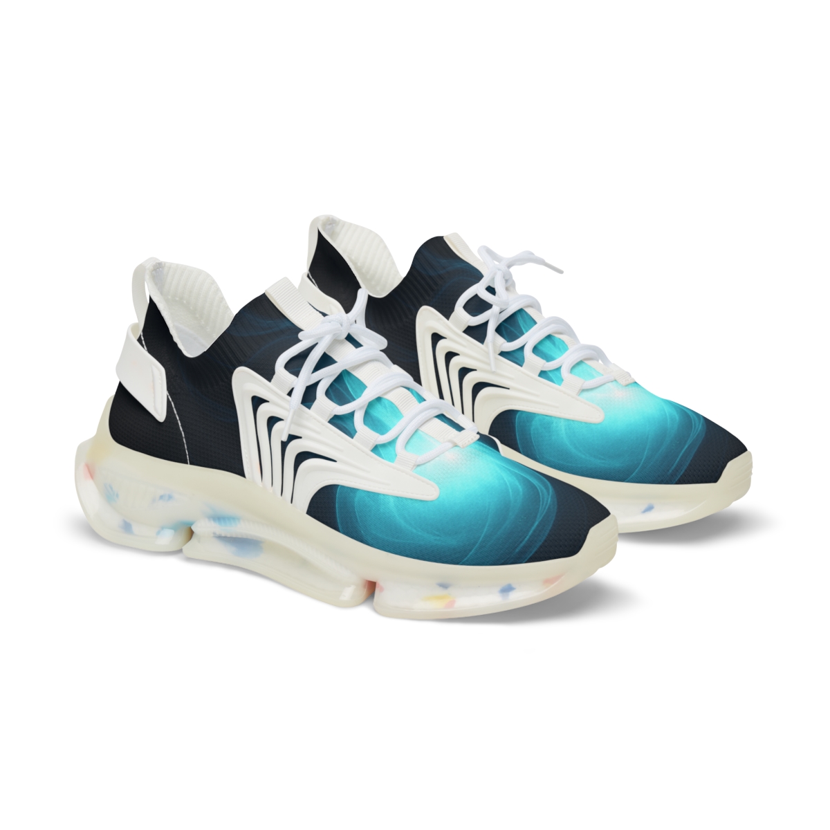 Luminescent Drift Of The Jellyfish personalized athletic sneakers