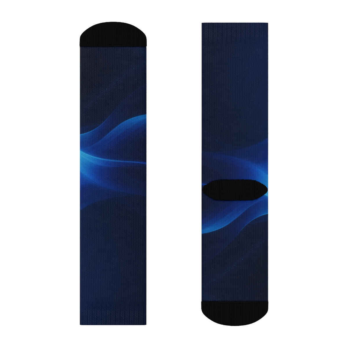 Manta Ray Ribbon Drift unique printed socks