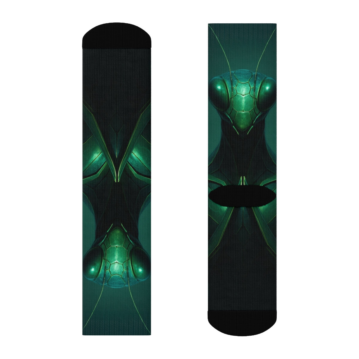 Mantis Prayer Hologram custom socks