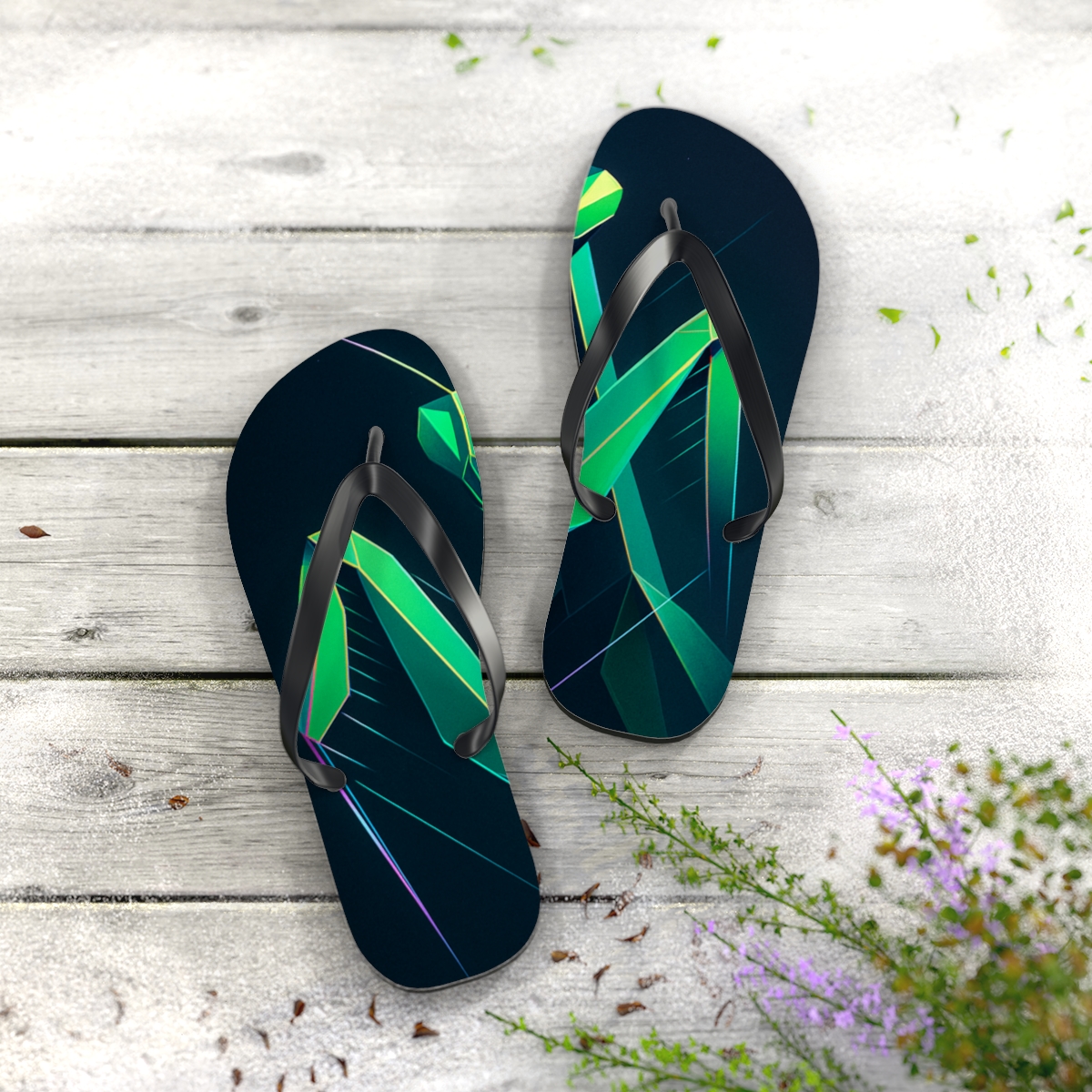 Mantis Prism Strike trendy printed flip flops