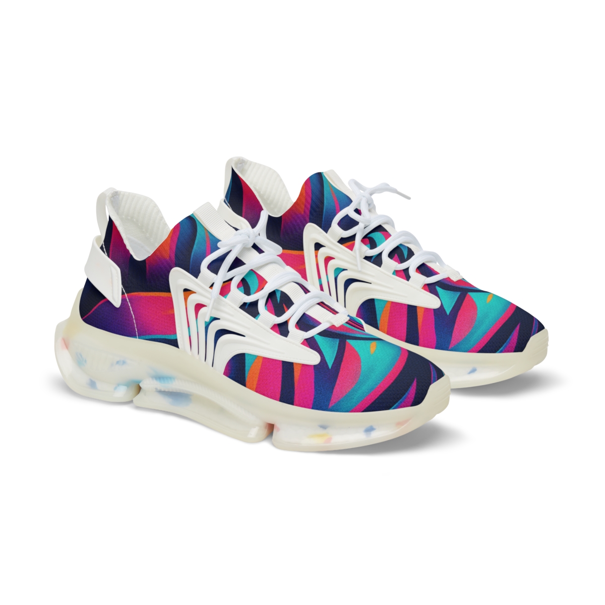 Mantis Shrimp Spectrum Burst custom sneakers