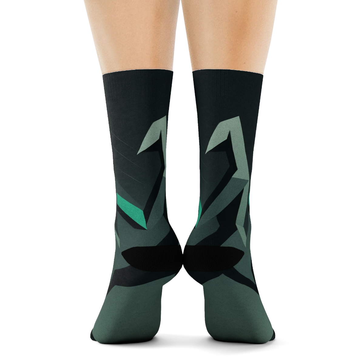 Mantis Stillness Vector comfortable cotton socks