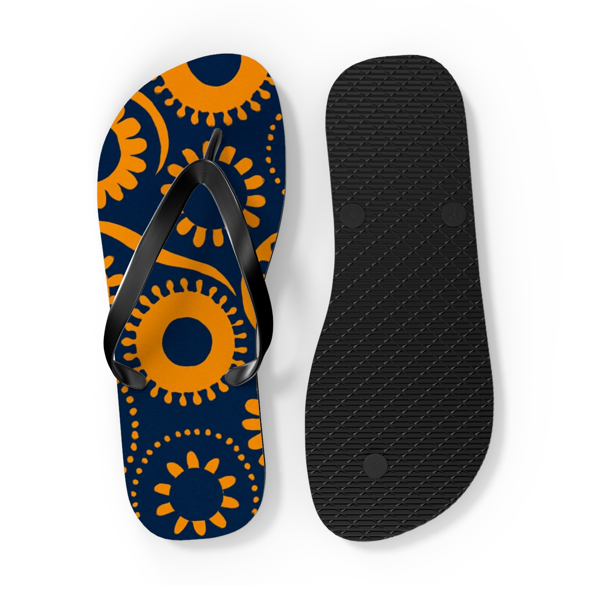 Marigold Circuit Array comfortable casual flip flops