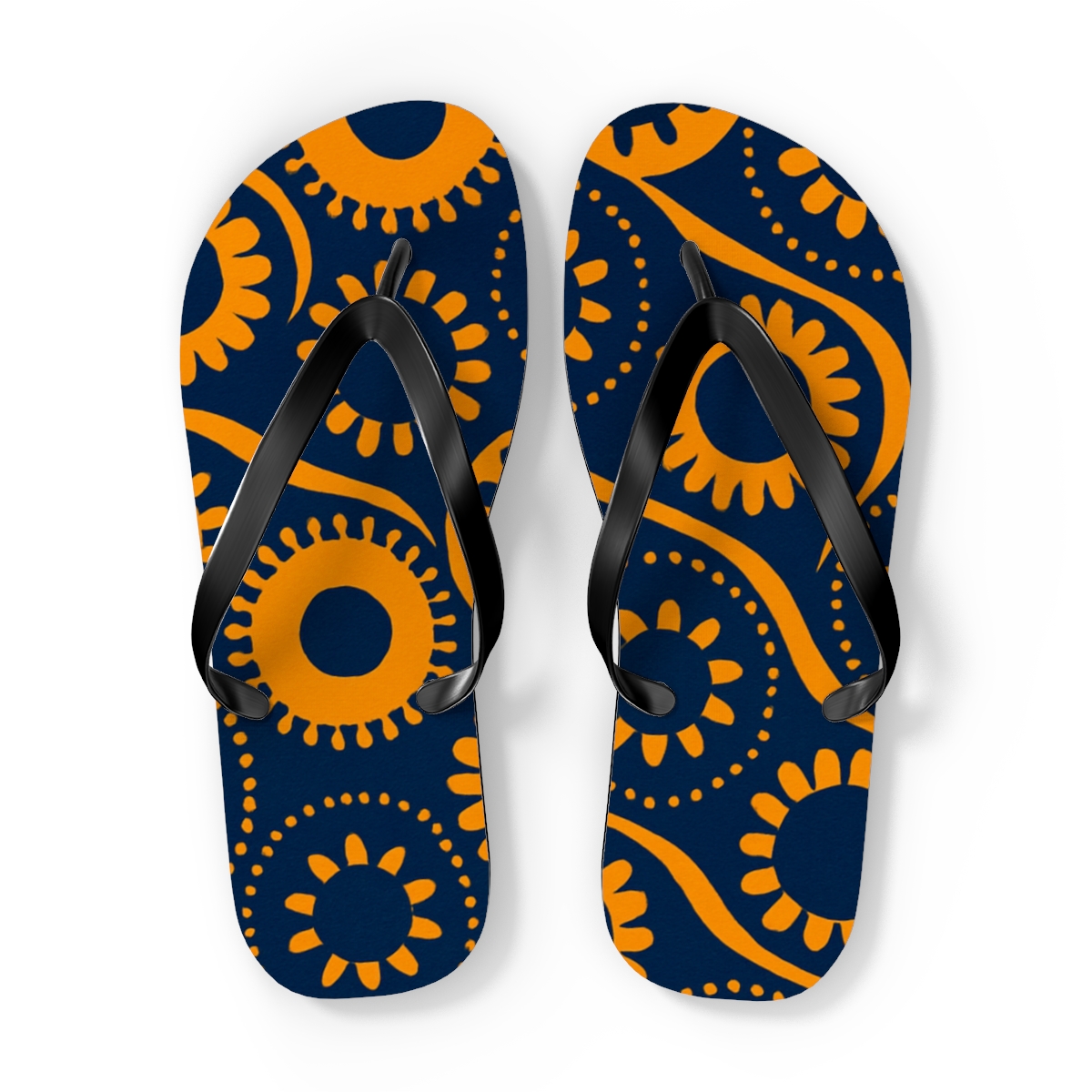 Marigold Circuit Array comfortable casual flip flops
