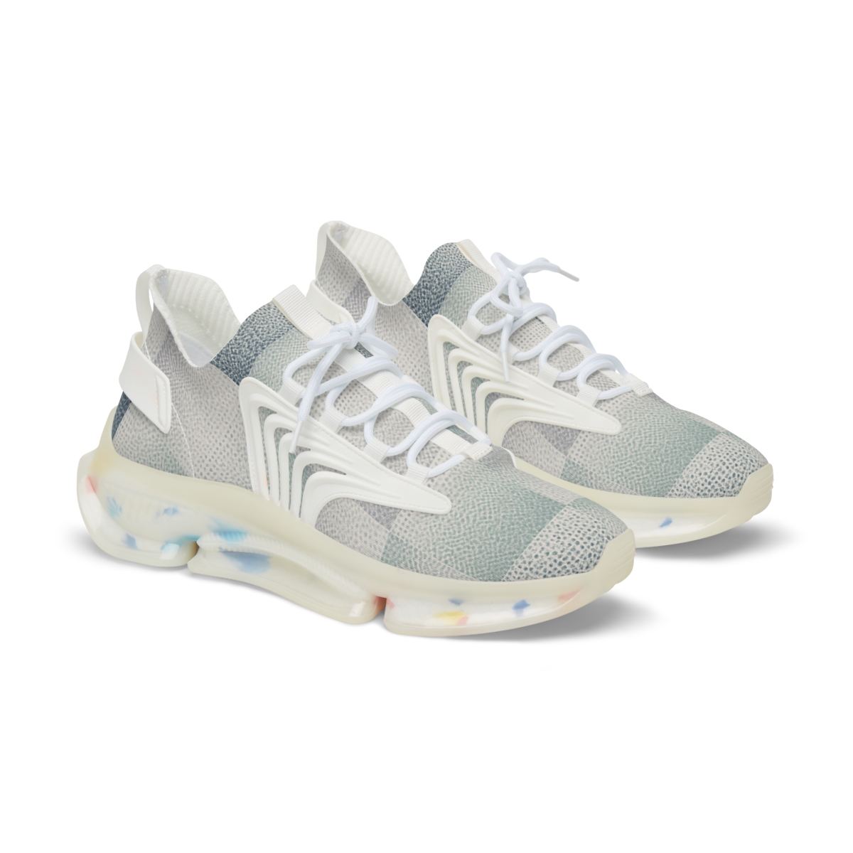 Microdot Halftone Drift Tiles custom sneakers