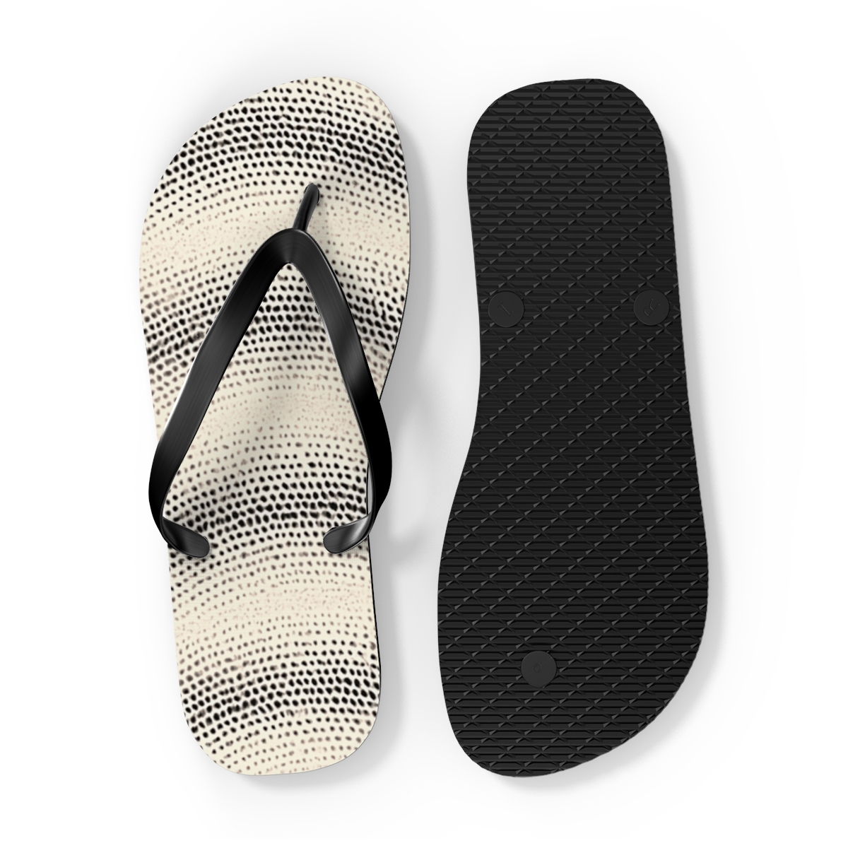 Microdot Nebula Halftone Sweep stylish summer flip flops