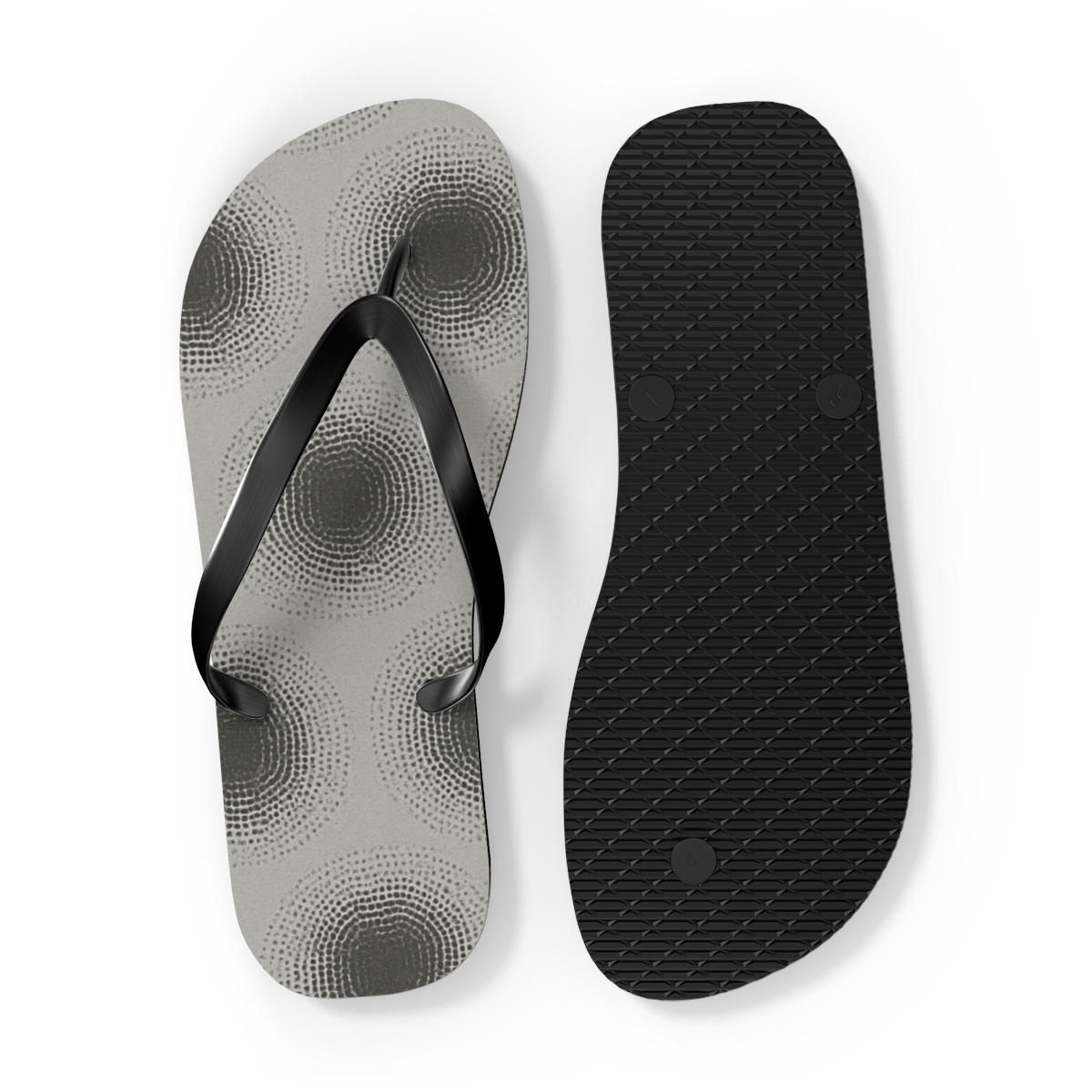 Microdot Orbit Banding Study comfortable casual flip flops