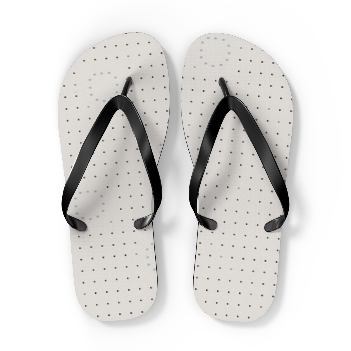 Microdot Orbit Grid Quiet custom flip flops