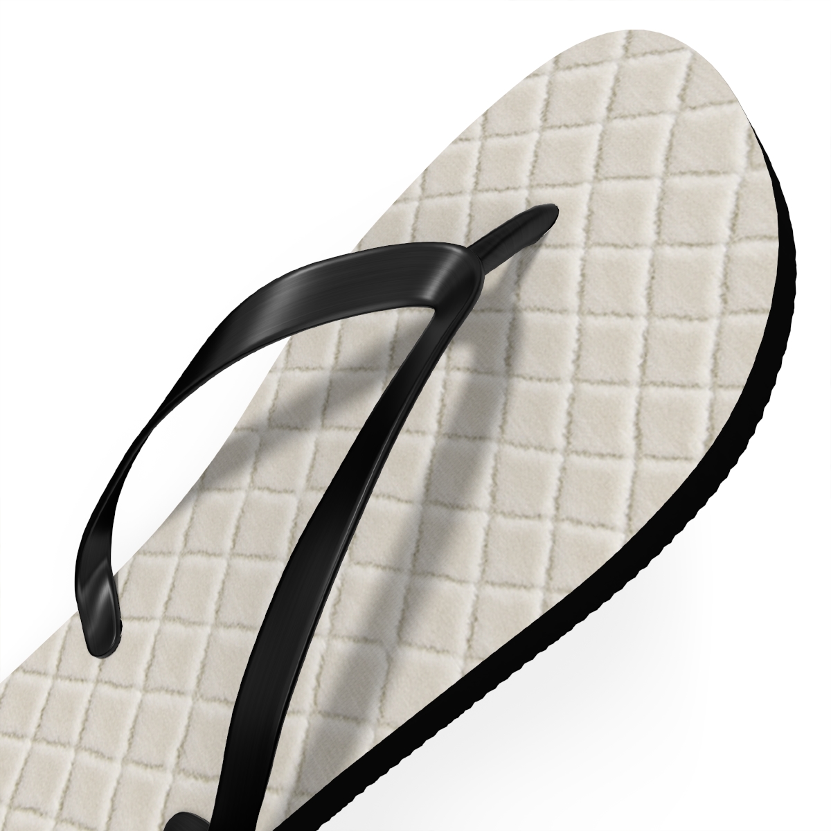 Microtessellated Pebble Noise Grid soft sole flip flops