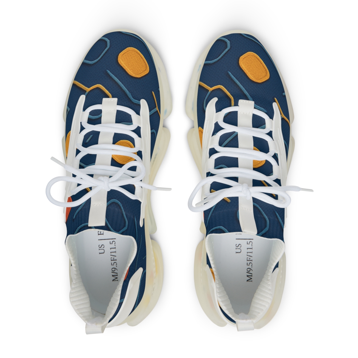 Microtile Comet Circuit personalized athletic sneakers