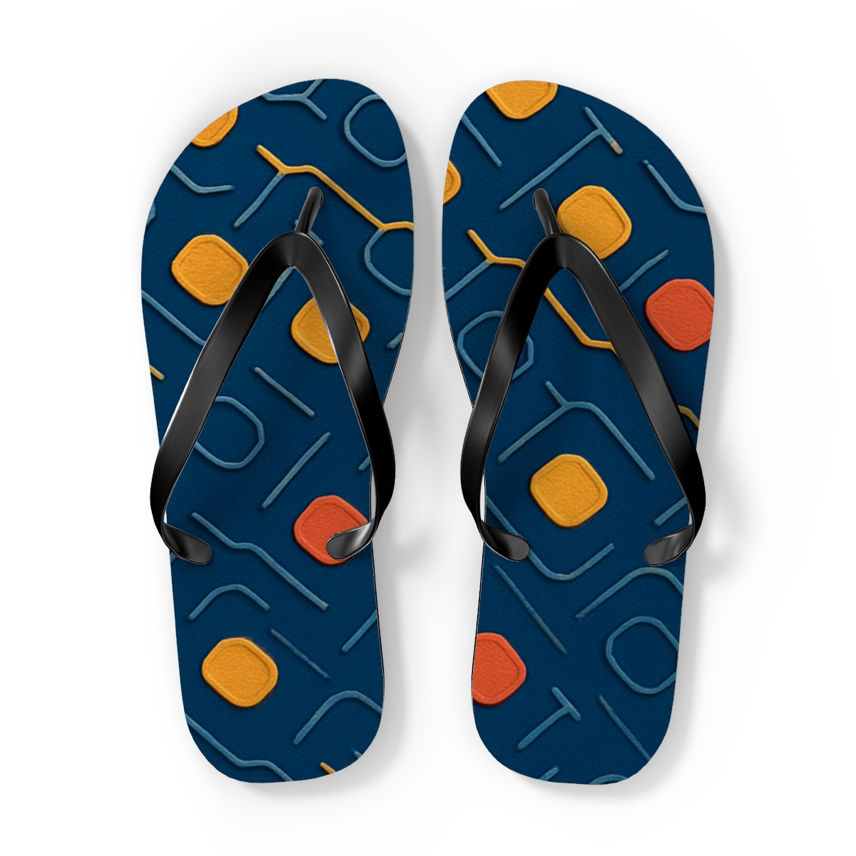 Microtile Comet Circuit stylish summer flip flops