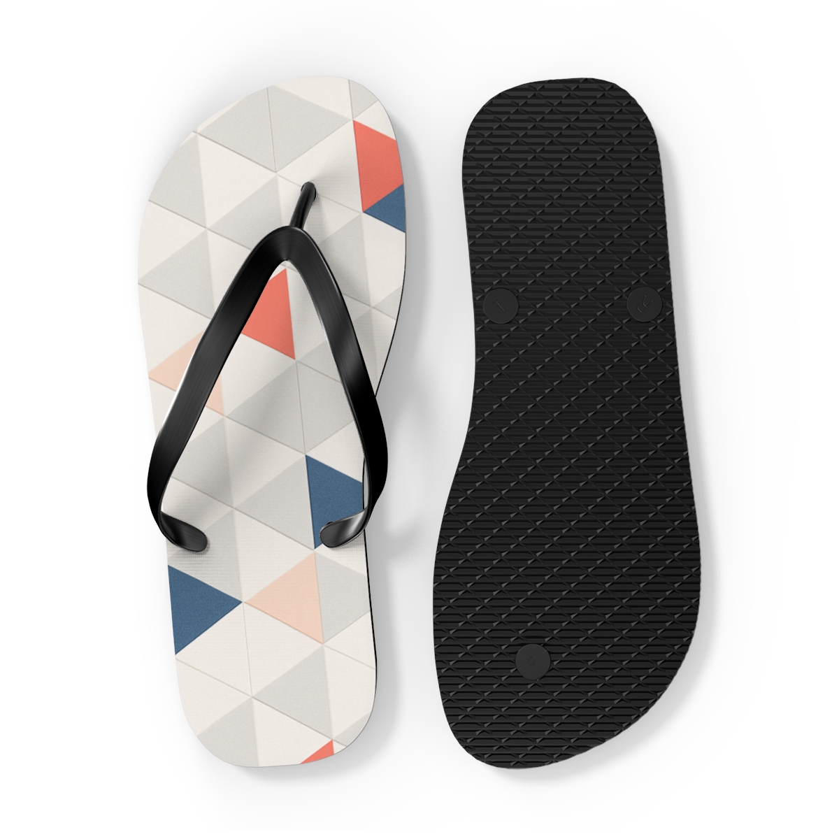 Microtile Prism Drift trendy printed flip flops