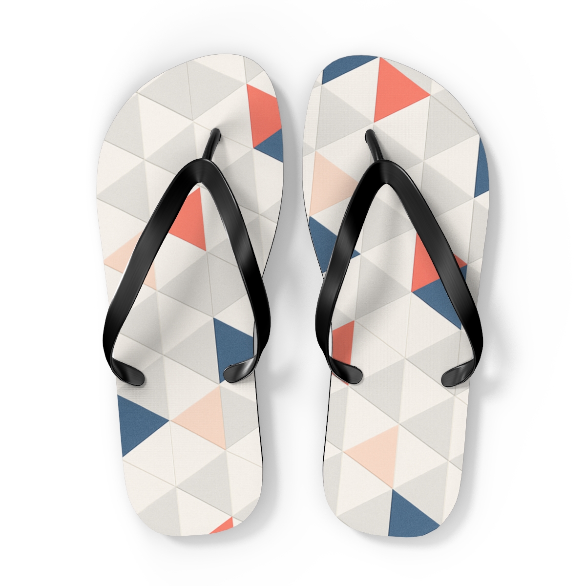 Microtile Prism Drift trendy printed flip flops