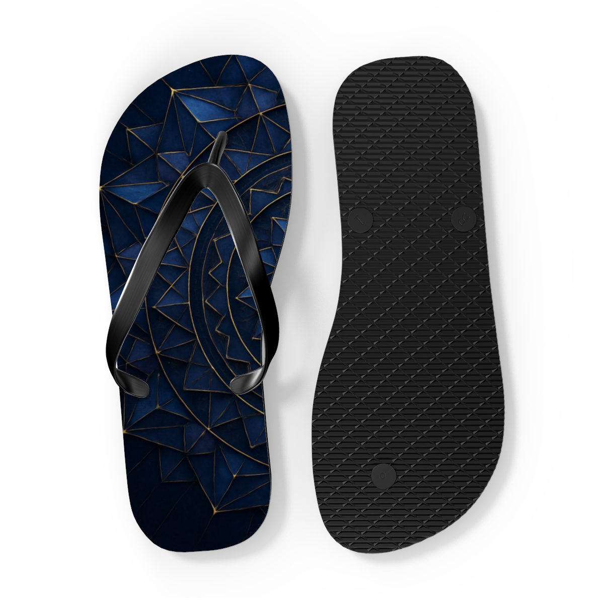 Midnight Prism Ringwork stylish summer flip flops