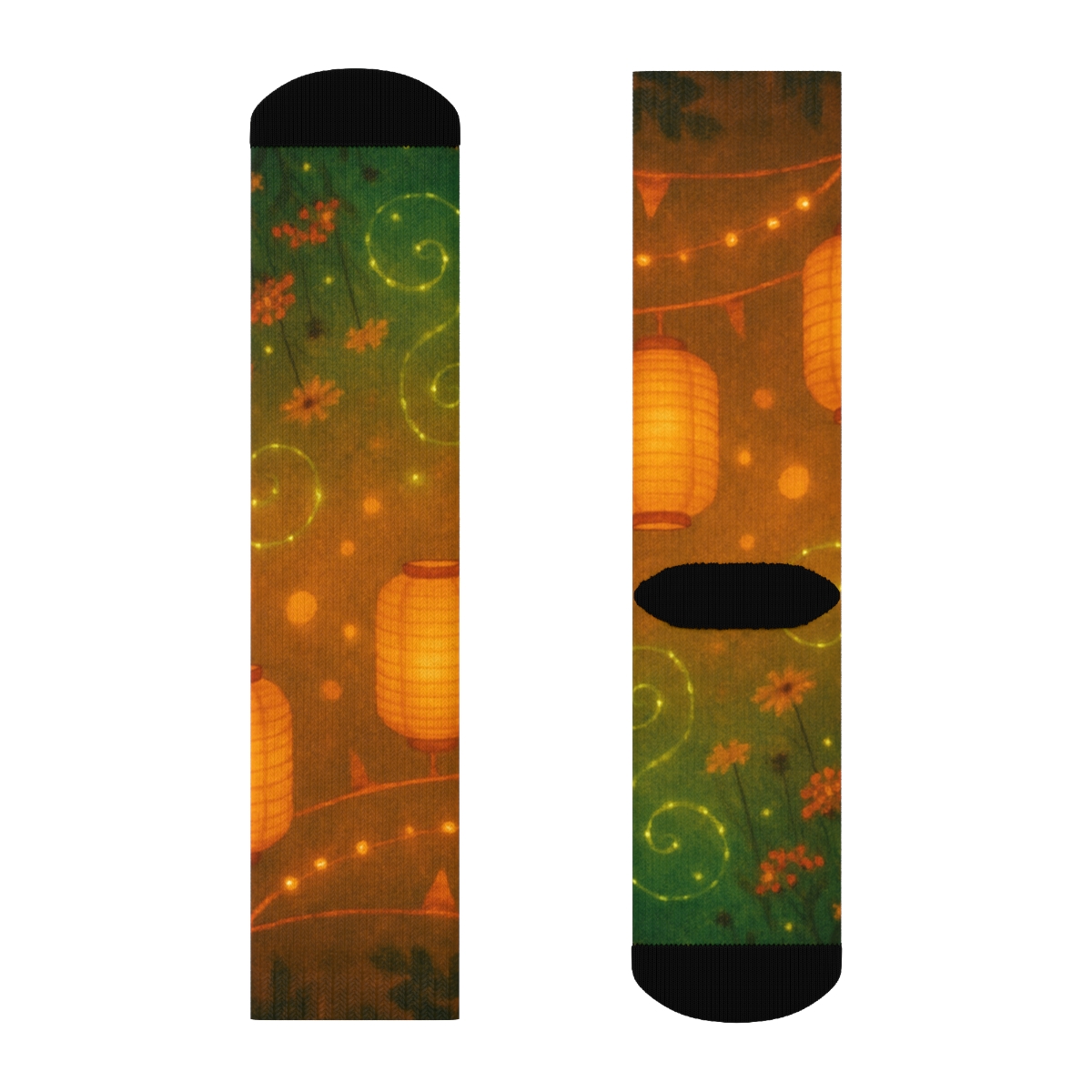 Midsummer Lantern Firefly Waltz comfortable cotton socks