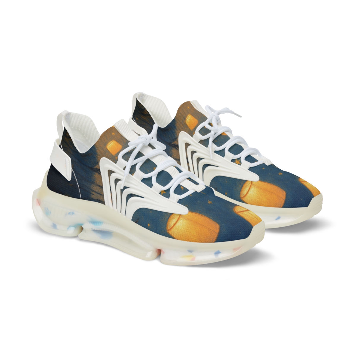 Midsummer Lantern Meadow designer branded sneakers