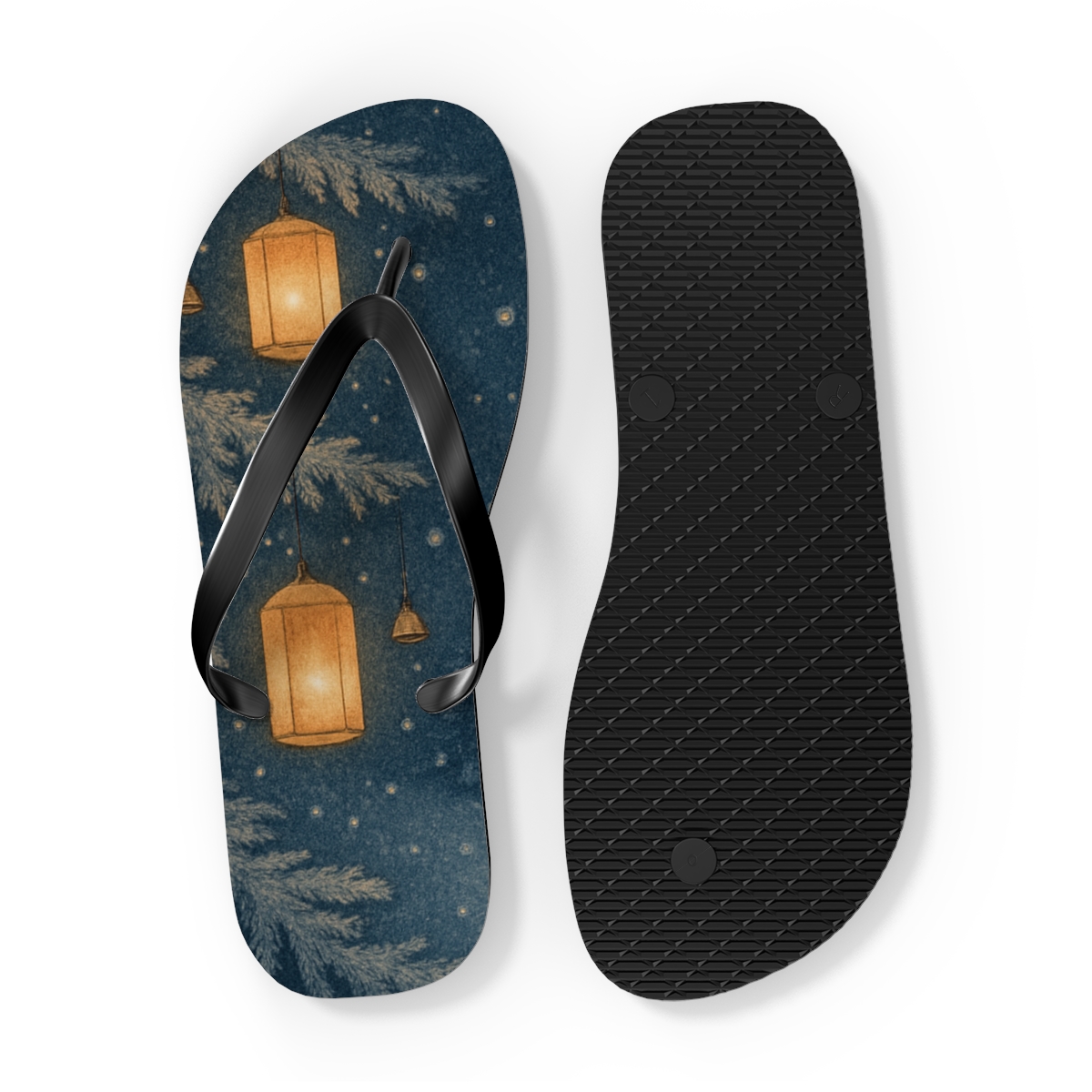 Midwinter Lantern Carol comfortable casual flip flops