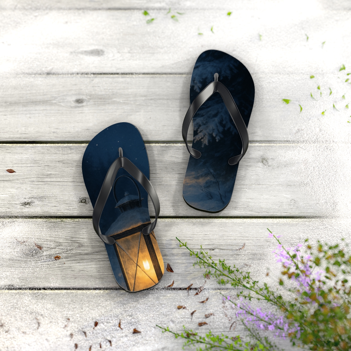 Winter Glow Walk Flip Flops