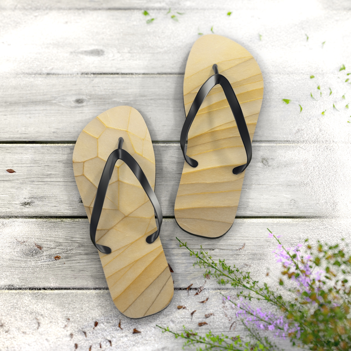 Mineral Facet Drift colorful rubber flip flops