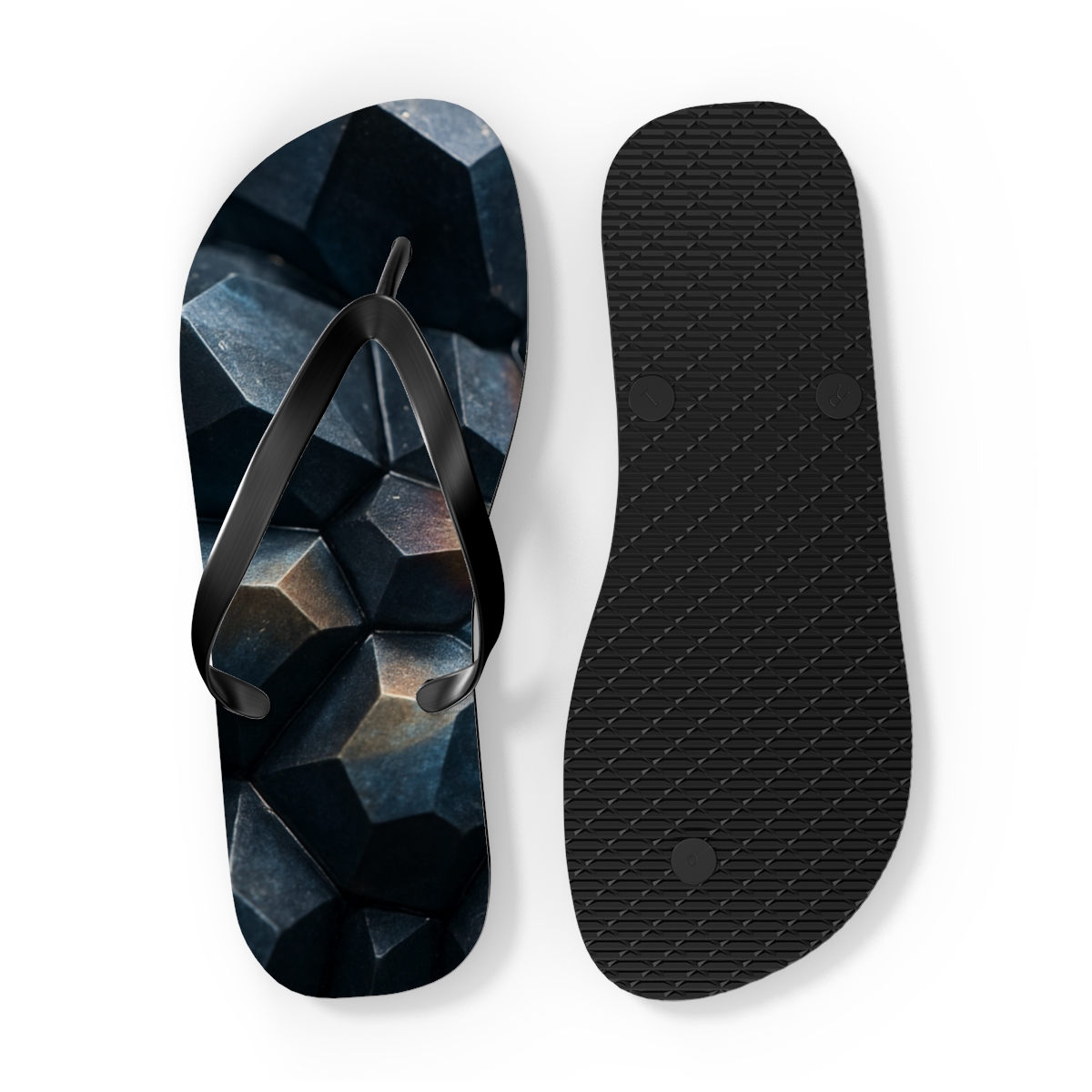 Mineral Facet Interference Bloom soft sole flip flops