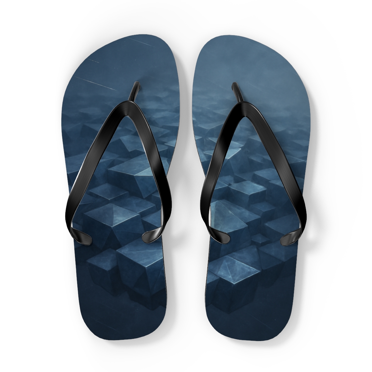 Mineral Facet Prism Drift personalized beach flip flops