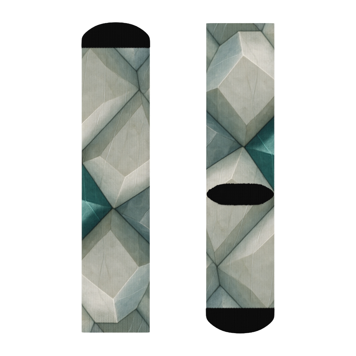 Mineral Facet Rainfall Diagram designer logo socks