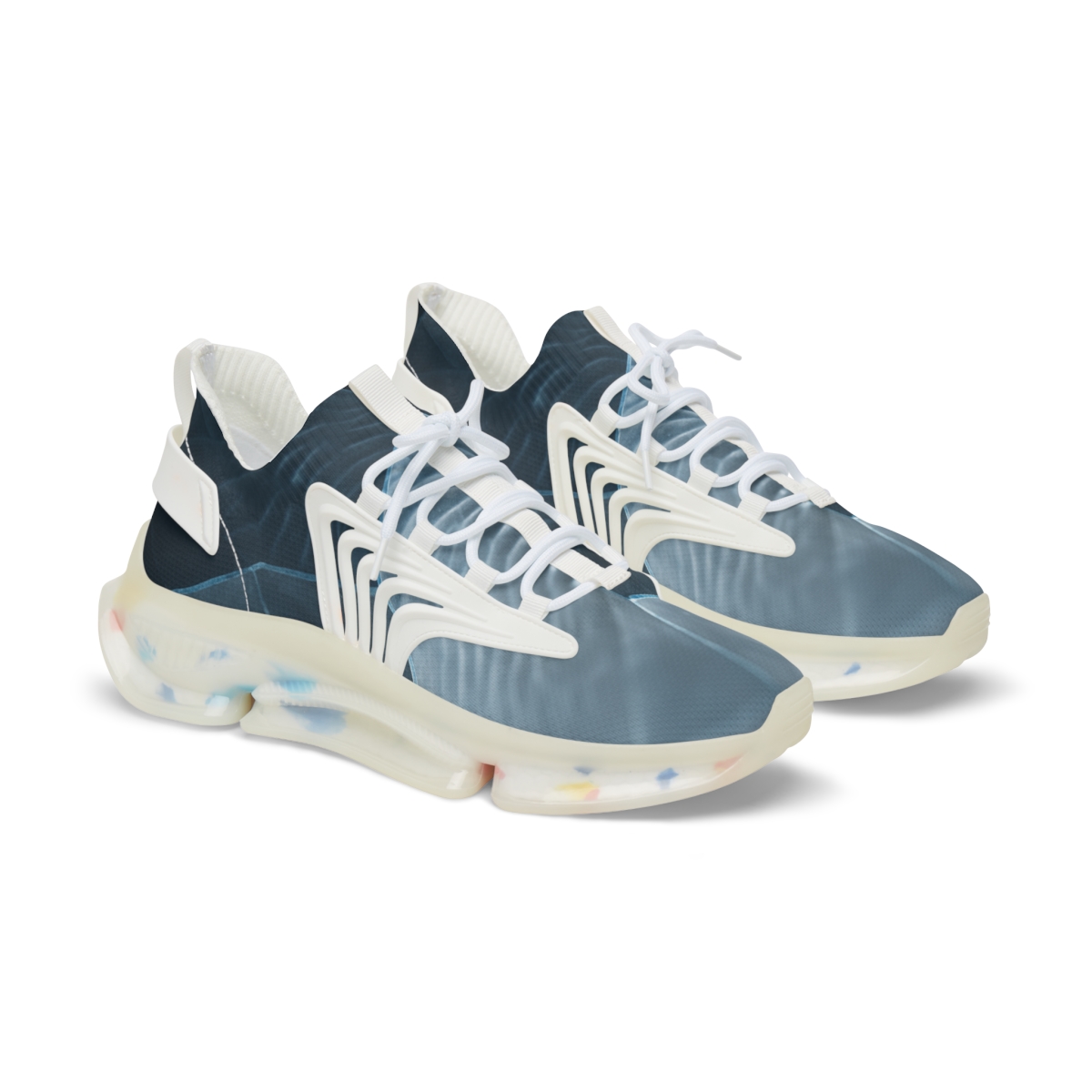 Mineral Facet Rainwave unique printed sneakers