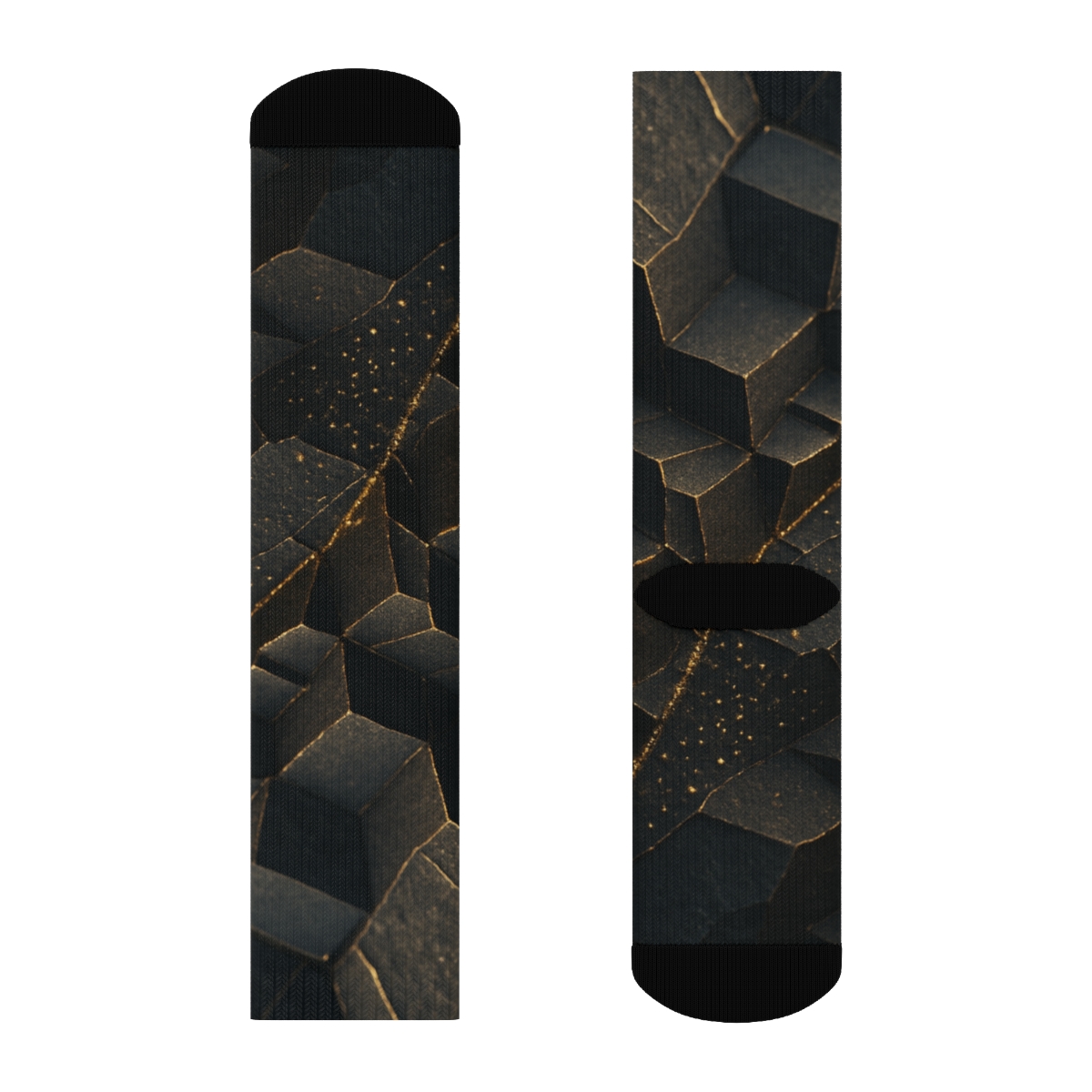 Mineral Facet Strata Pulse personalized cozy socks