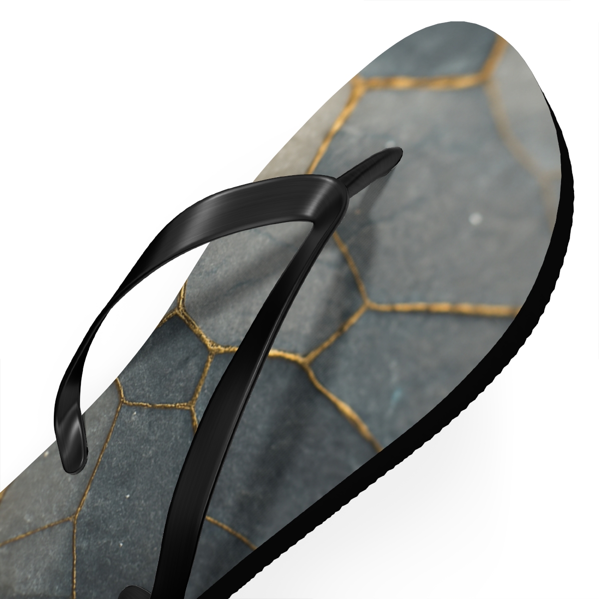 Mineral Facet Vein Tapestry soft sole flip flops