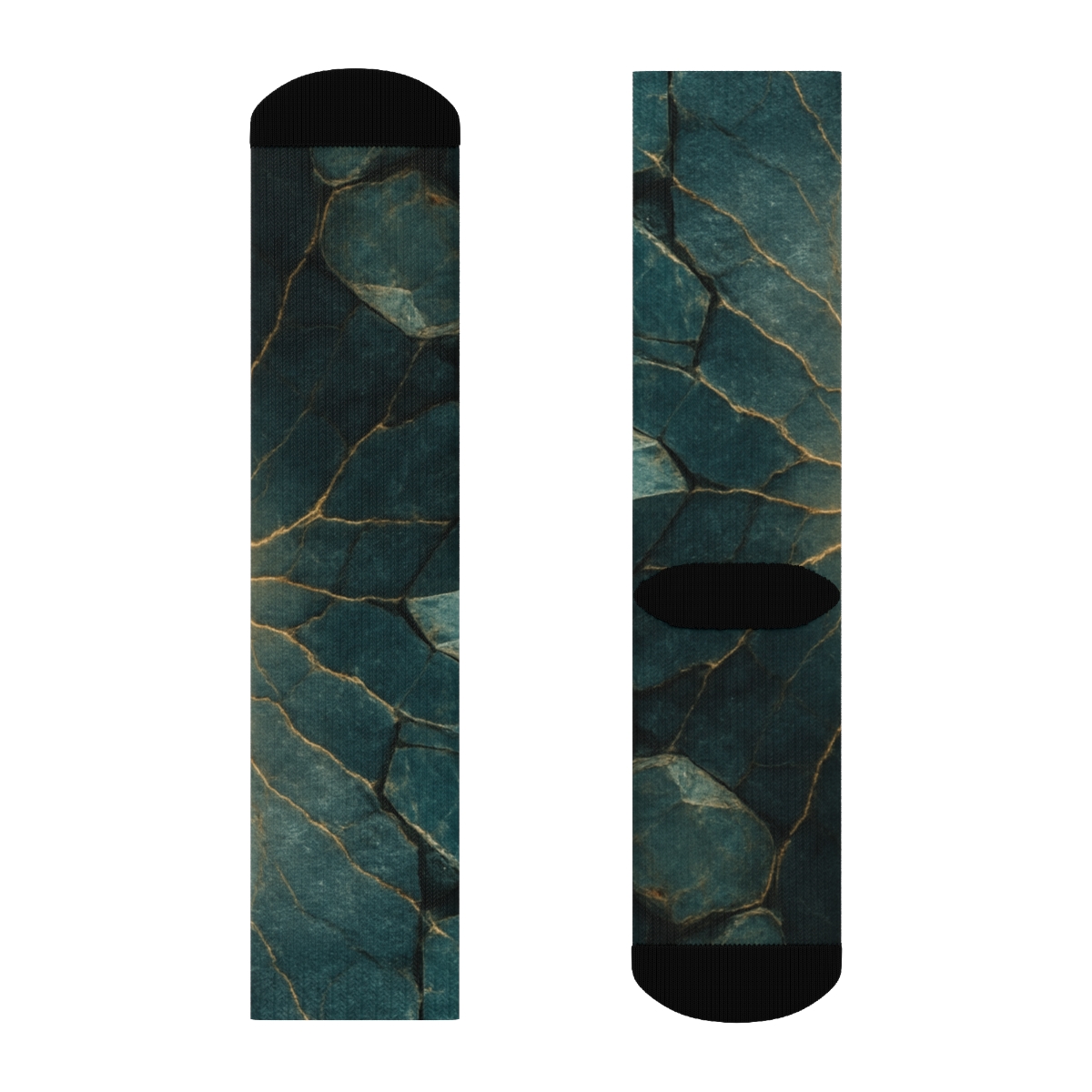 Mineral Facet Veinloom unique printed socks