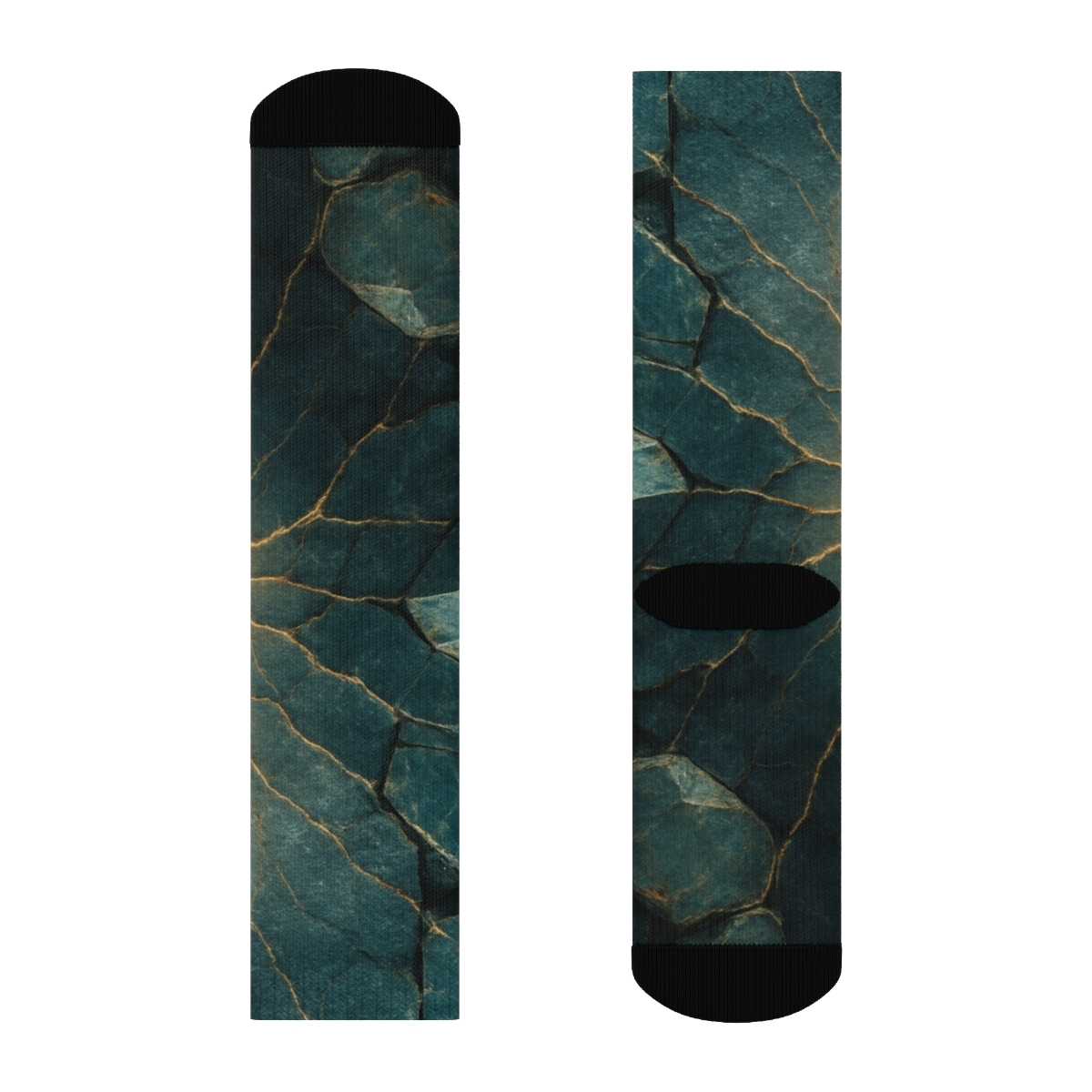 Mineral Facet Veinloom unique printed socks