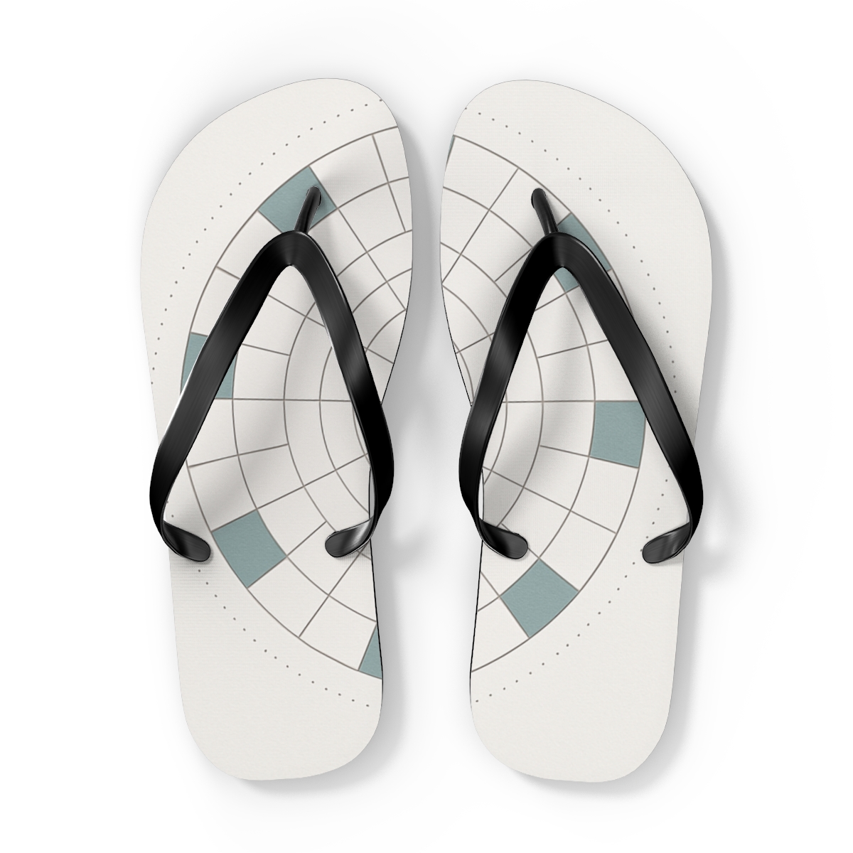 Minimal Eclipse Ring Lattice stylish summer flip flops