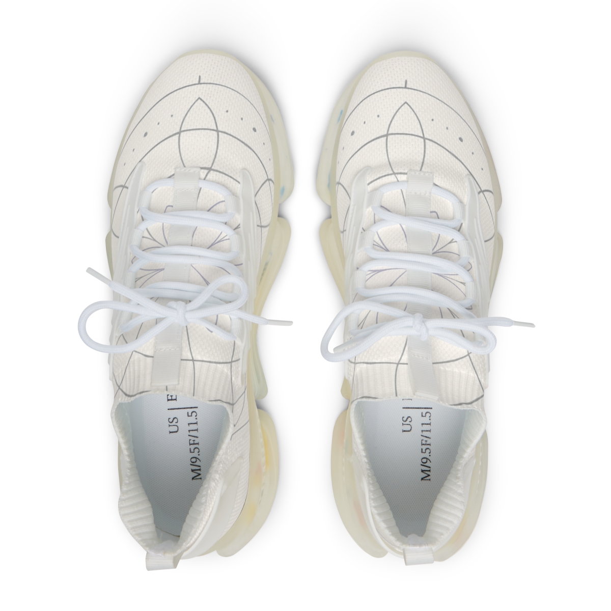 Minimal Orbit Petal Diagram comfortable running sneakers