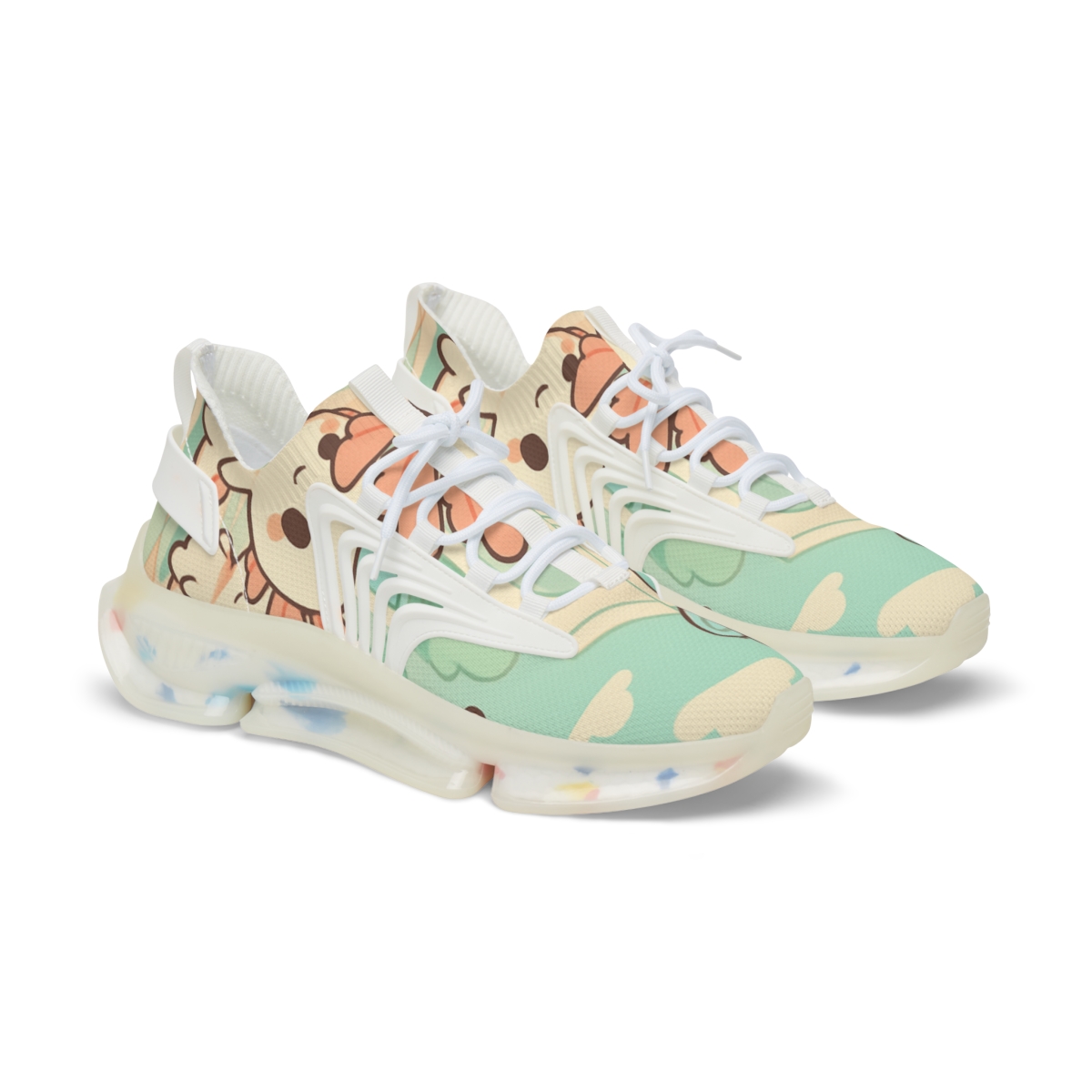 Mint Balloon Axolotl Parade lifestyle sneakers