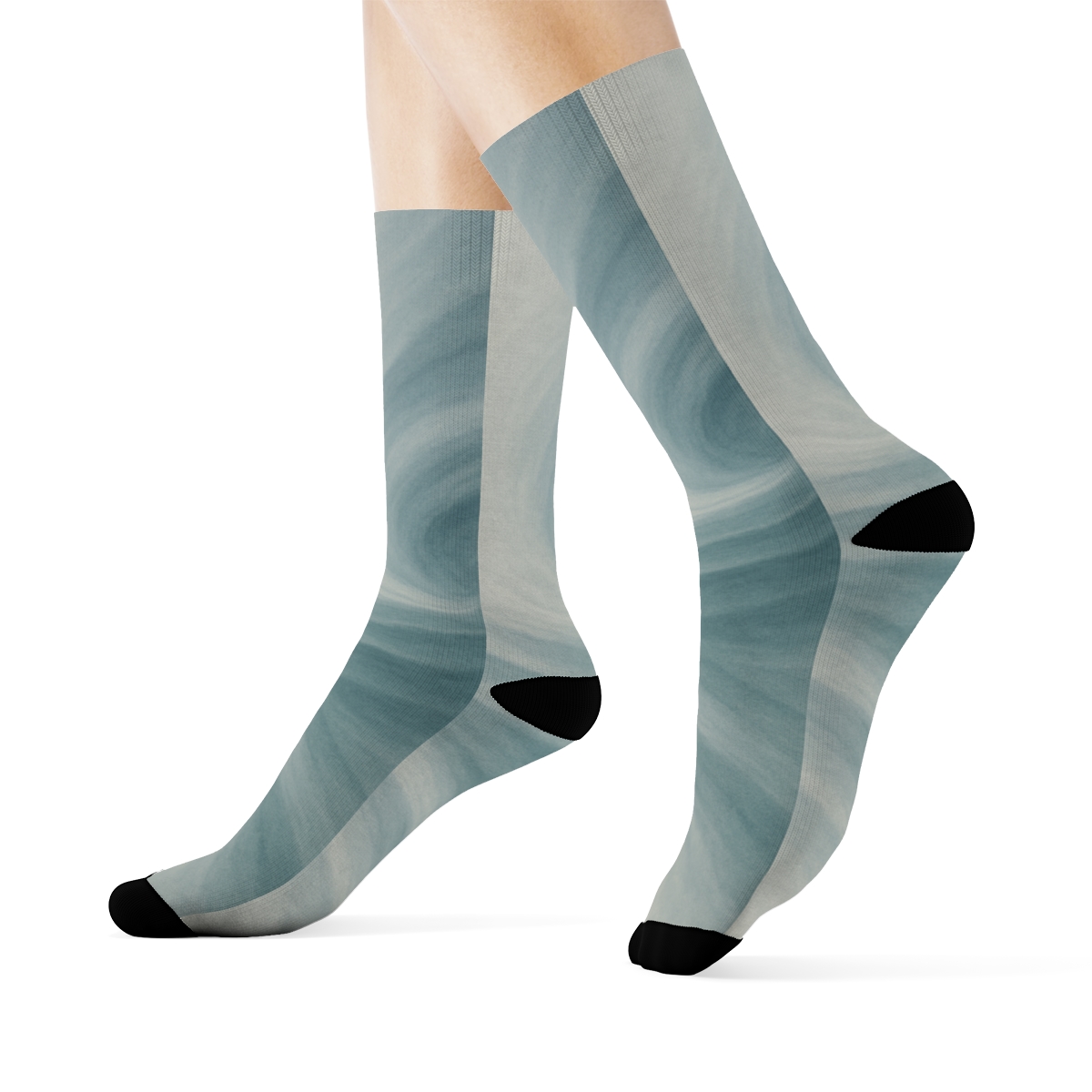 Mist Curl Wavefront unique printed socks