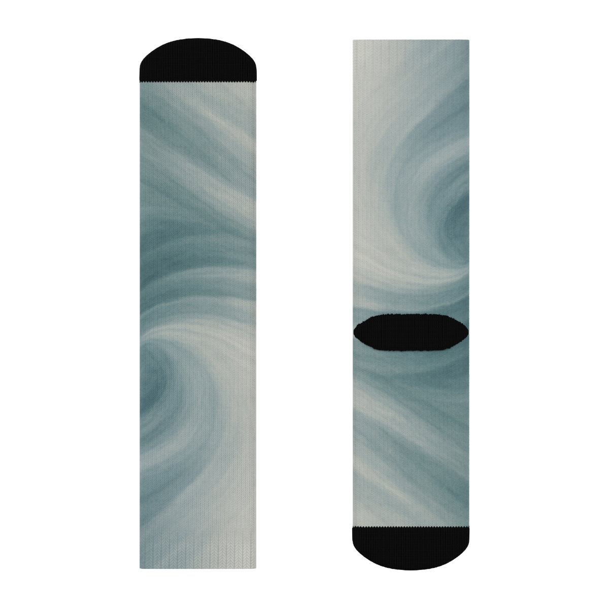Mist Curl Wavefront unique printed socks