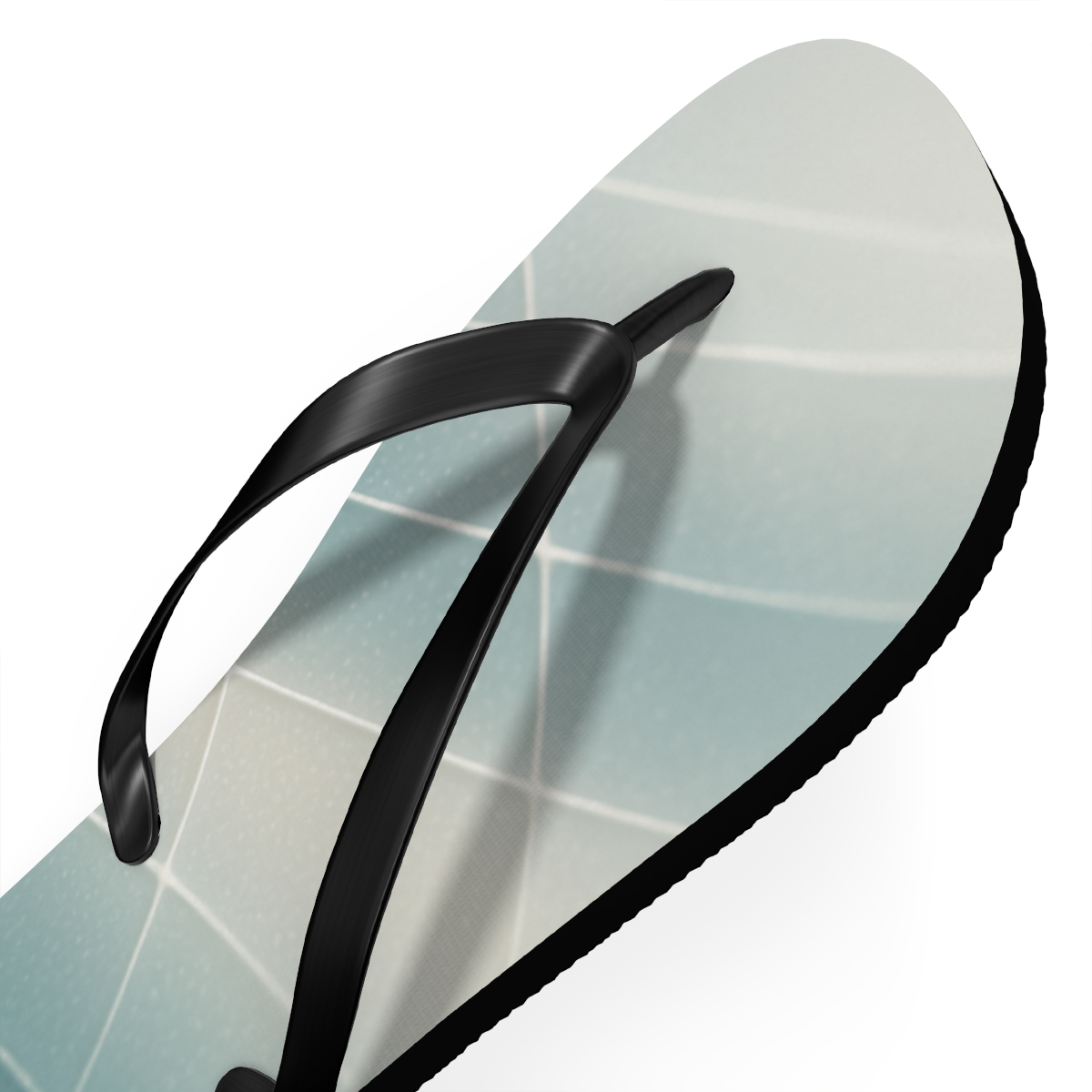 Mist Ripple Lattice Drift colorful rubber flip flops