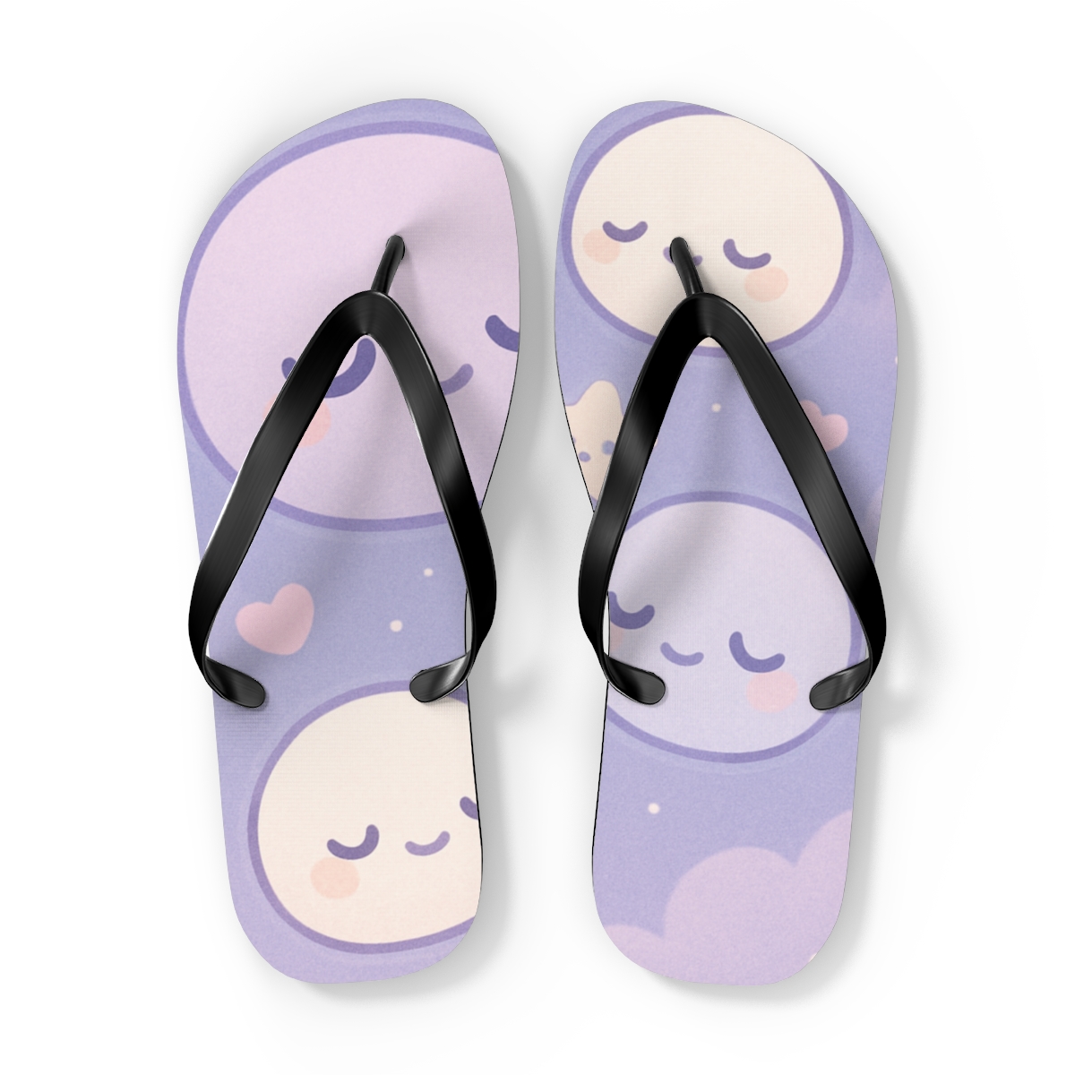 Mochi Moon Mates custom flip flops