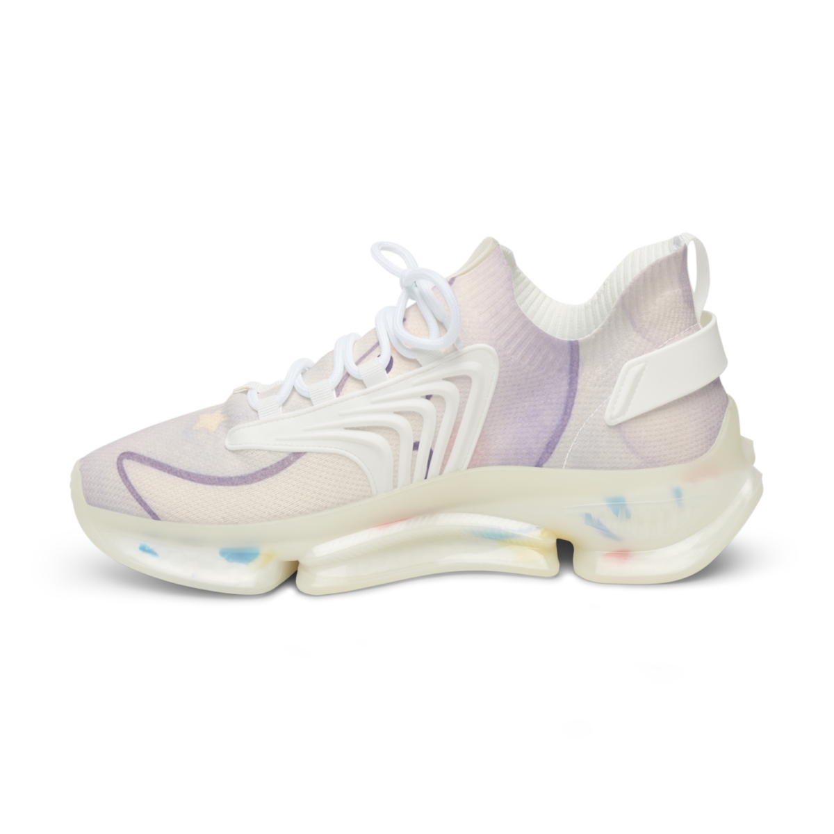 Mochi Moon Melody unique printed sneakers