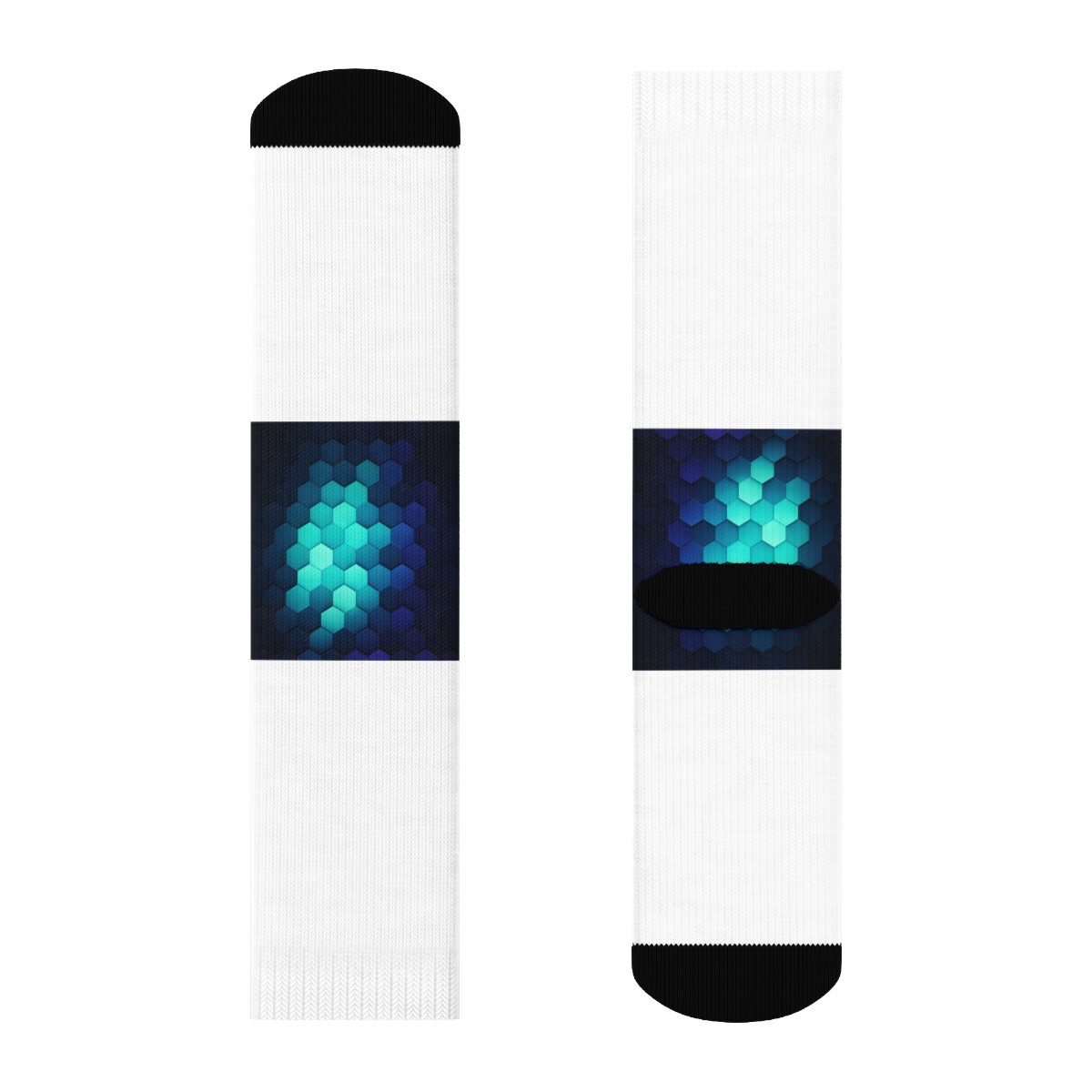 PulseGrid Geometry Socks