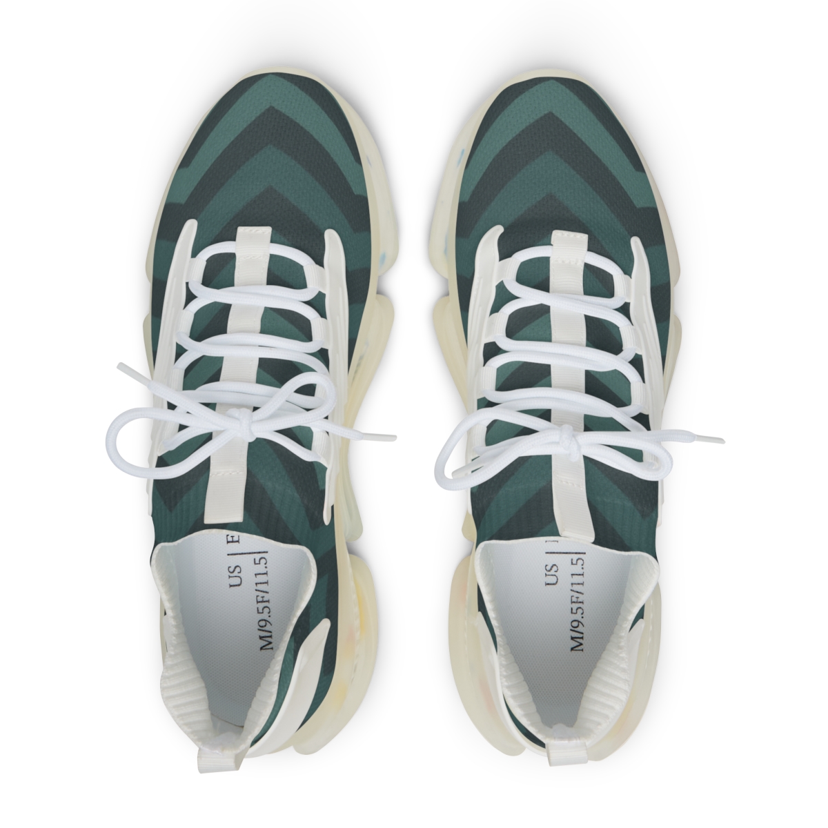 Moire Chevron Continuum custom sneakers