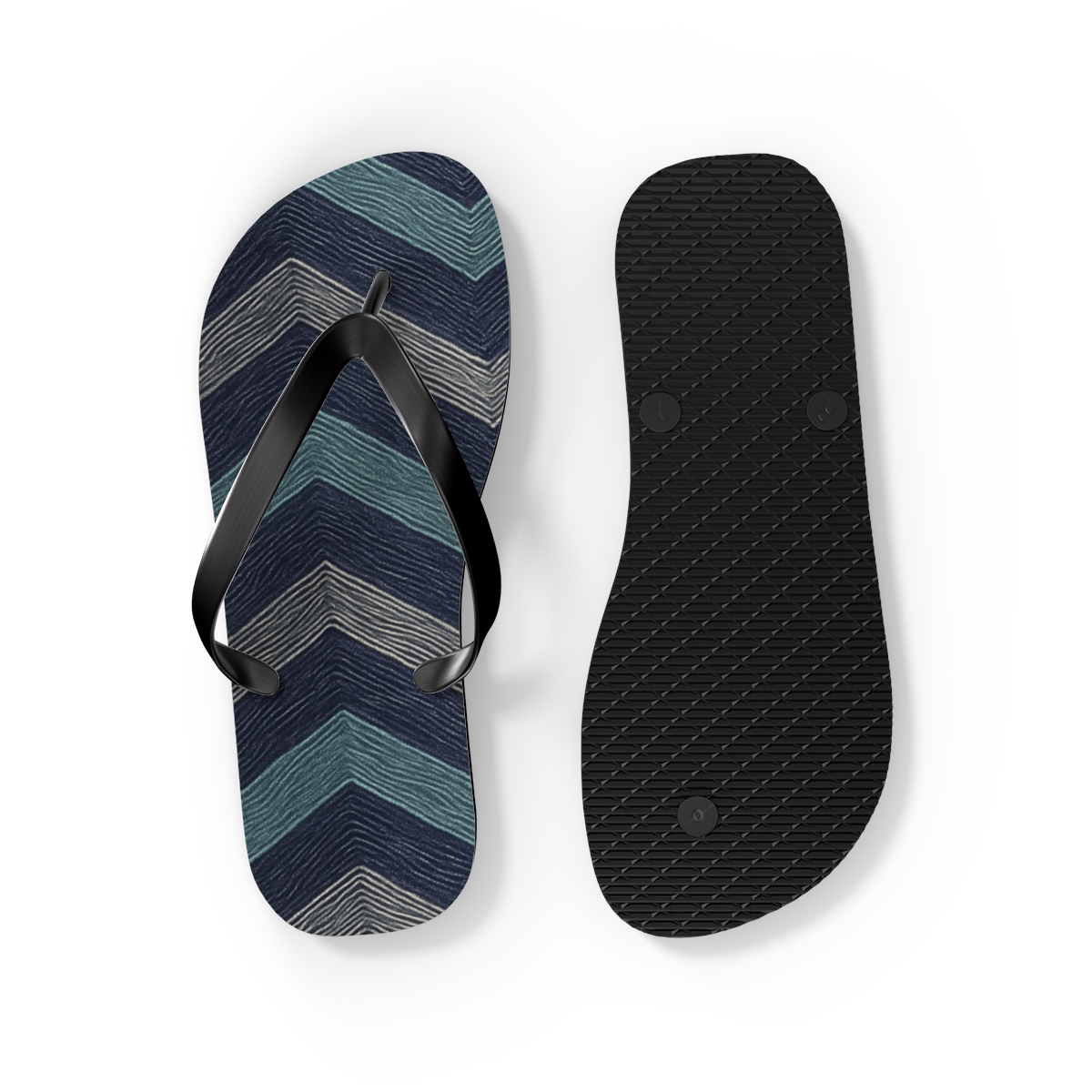 Tidal Wave Pattern Flip Flops