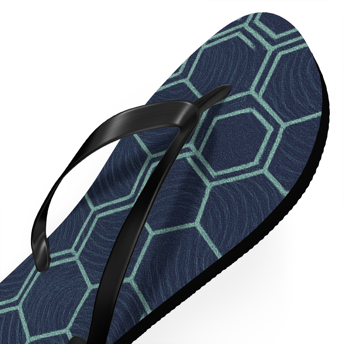 Moire Hex Weave comfortable casual flip flops