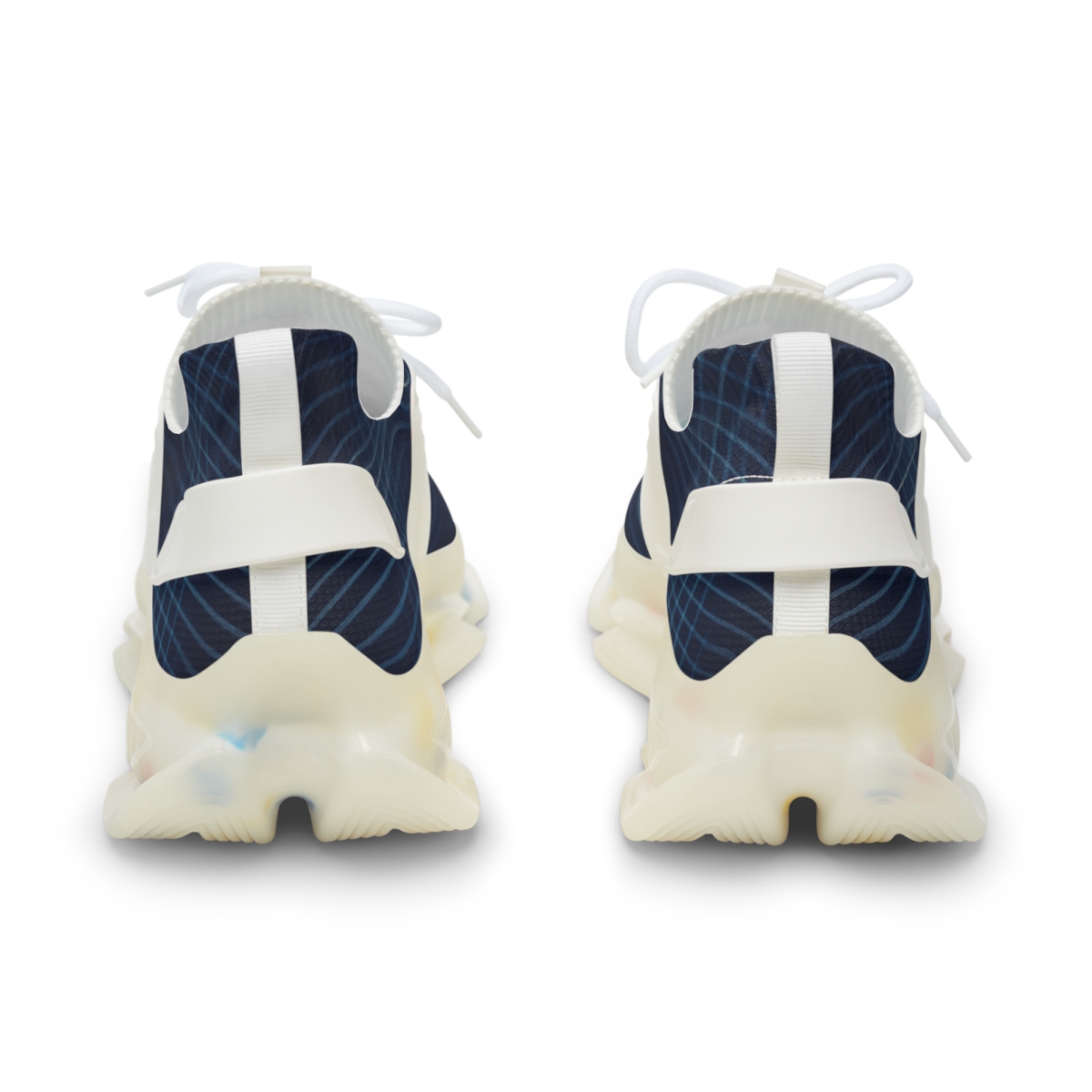 Moire Lattice Interference Weave stylish casual sneakers