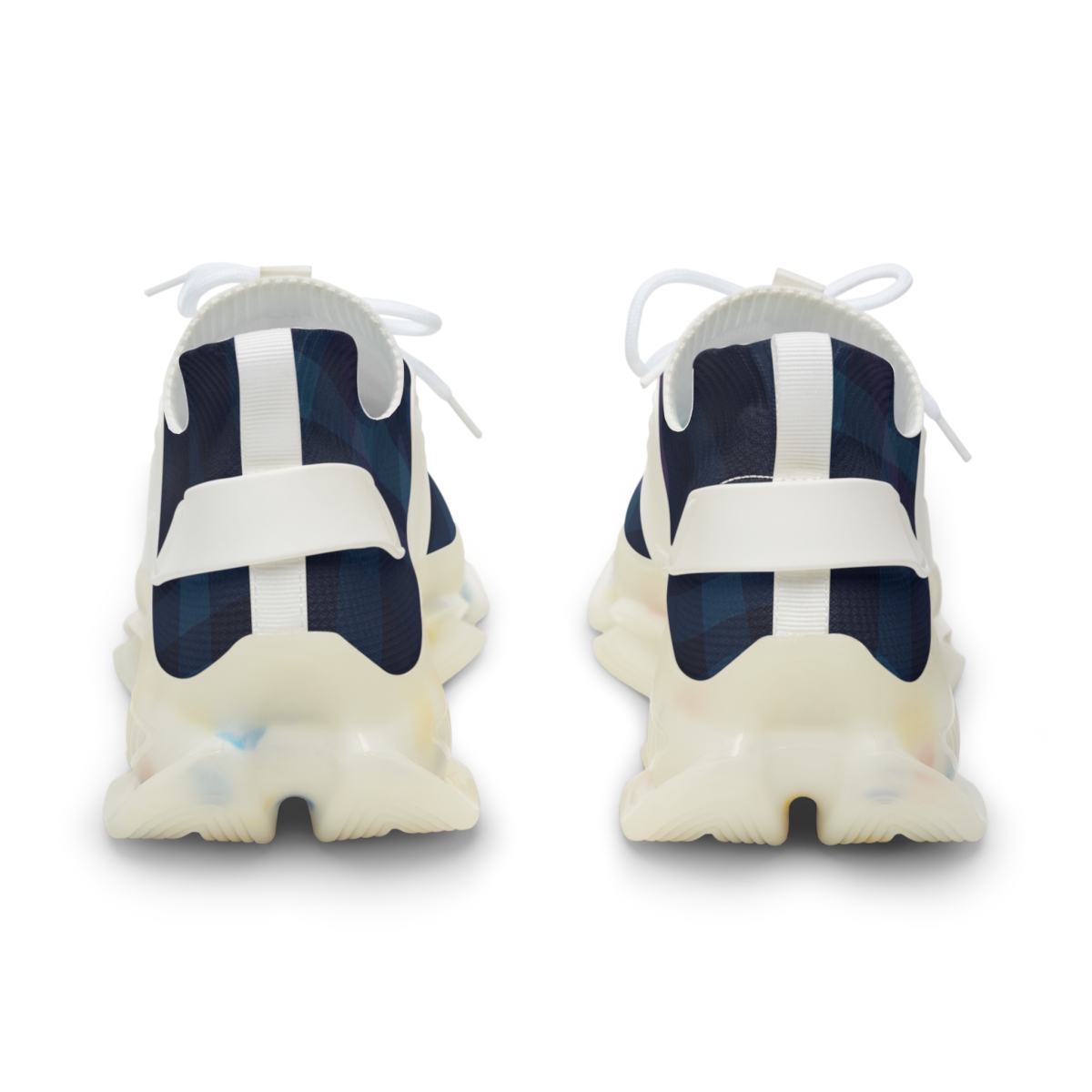 Moire Nebula Interference Plaid comfortable running sneakers