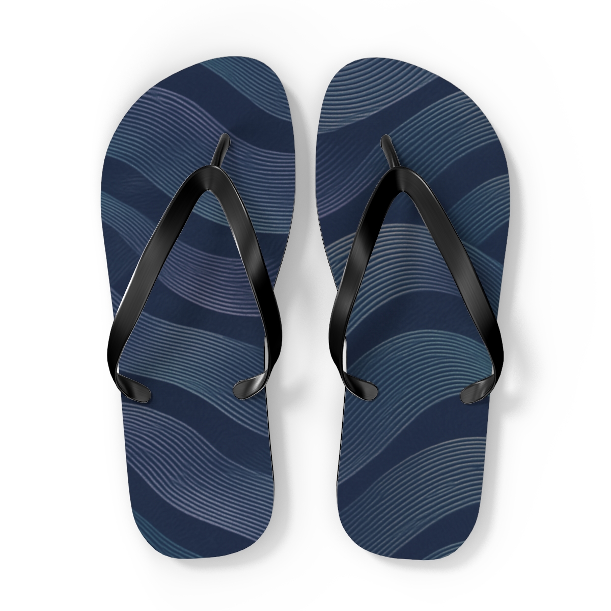 Moire Nebula Weave stylish summer flip flops