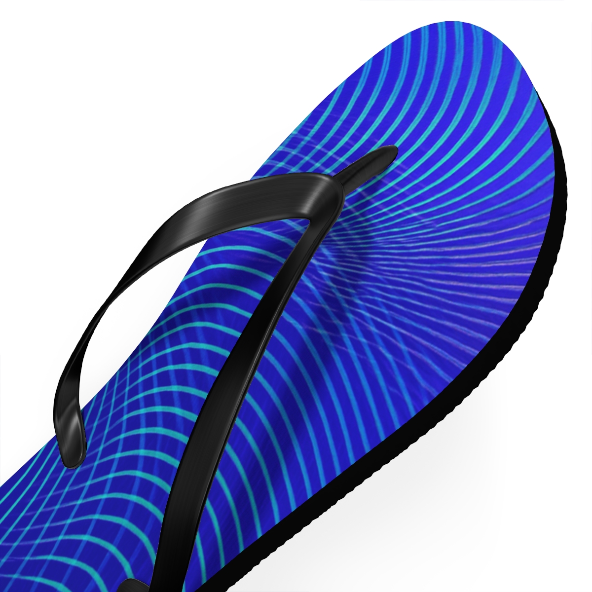 Moire Orbit Interference Weave custom flip flops