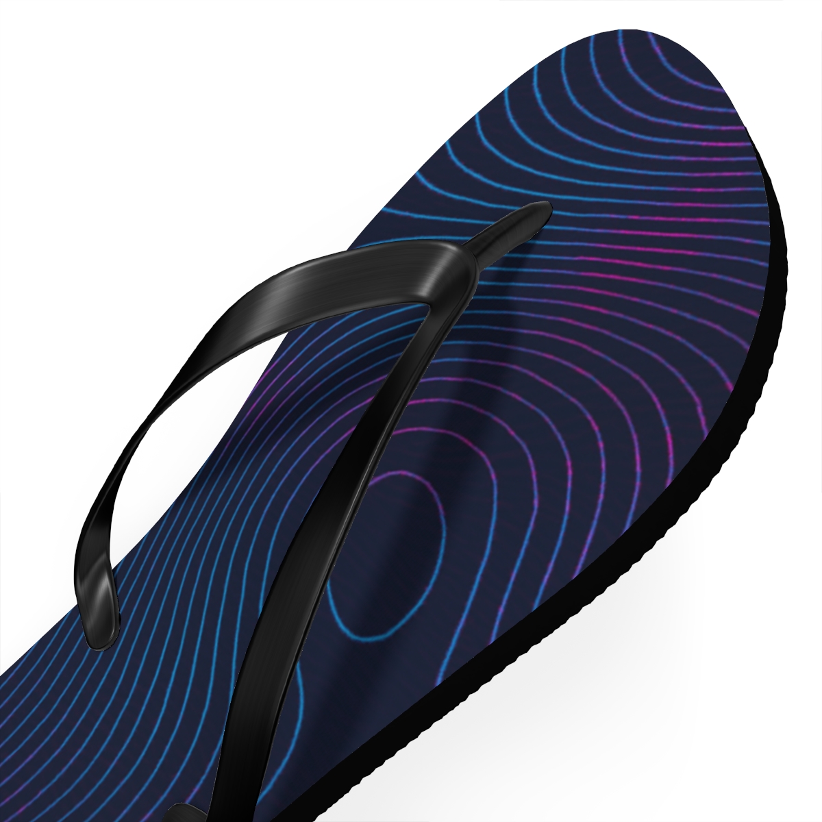 Moire Orbit Interference Weave comfortable casual flip flops