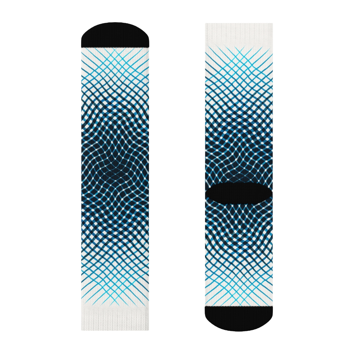 Moire Orbit Overprint custom socks