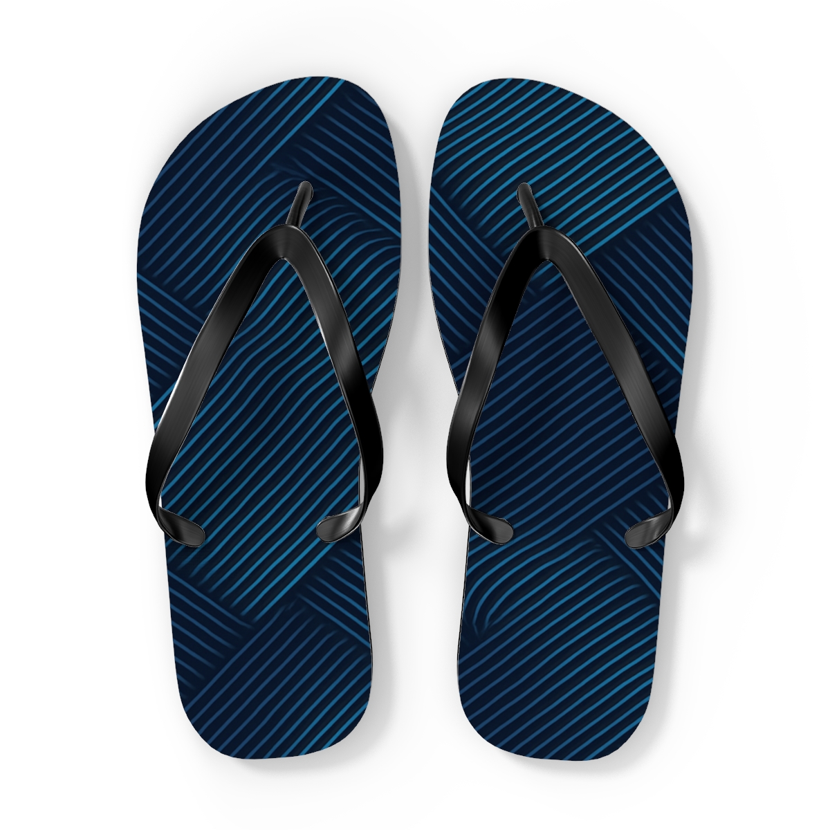 Moire Orbit Weave stylish summer flip flops